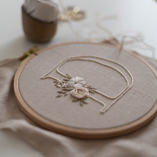 Load image into Gallery viewer, Floral Alphabet embroidery pattern

