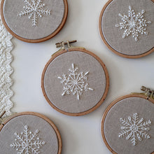 Load image into Gallery viewer, Stick and Stitch Snowflakes embroidery designs
