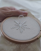 Load and play video in Gallery viewer, Stick and Stitch Snowflakes embroidery designs
