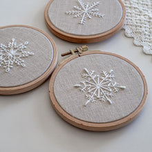 Load image into Gallery viewer, Stick and Stitch Snowflakes embroidery designs
