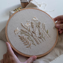 Load image into Gallery viewer, Floral embroidery pattern + dress sewing pattern
