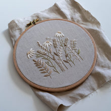 Load image into Gallery viewer, Floral embroidery pattern + dress sewing pattern
