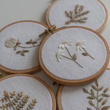 Load image into Gallery viewer, Botanical embroidery patterns, set of 5
