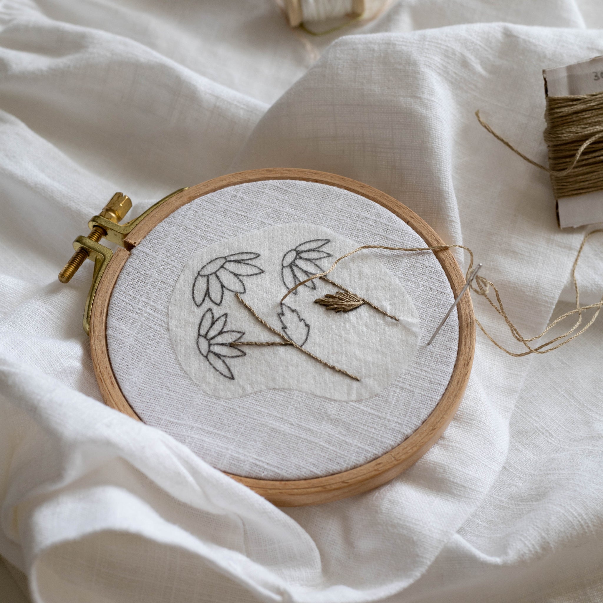 Botanical Embroidery Kit - Tatter