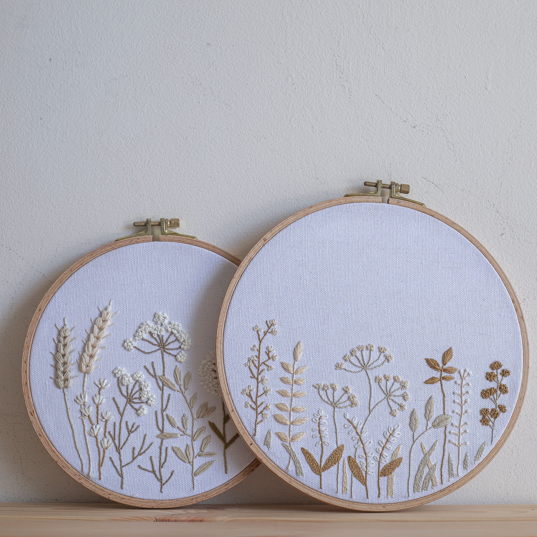 Stick and Stitch Wildflowers I Embroidery Template on Embroidery